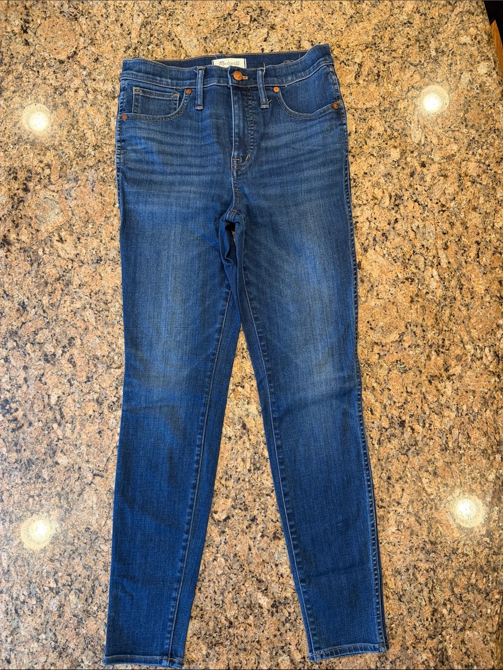 Women’s Madewell 10” High Rise Skinny Jeans - Size 28 Tall